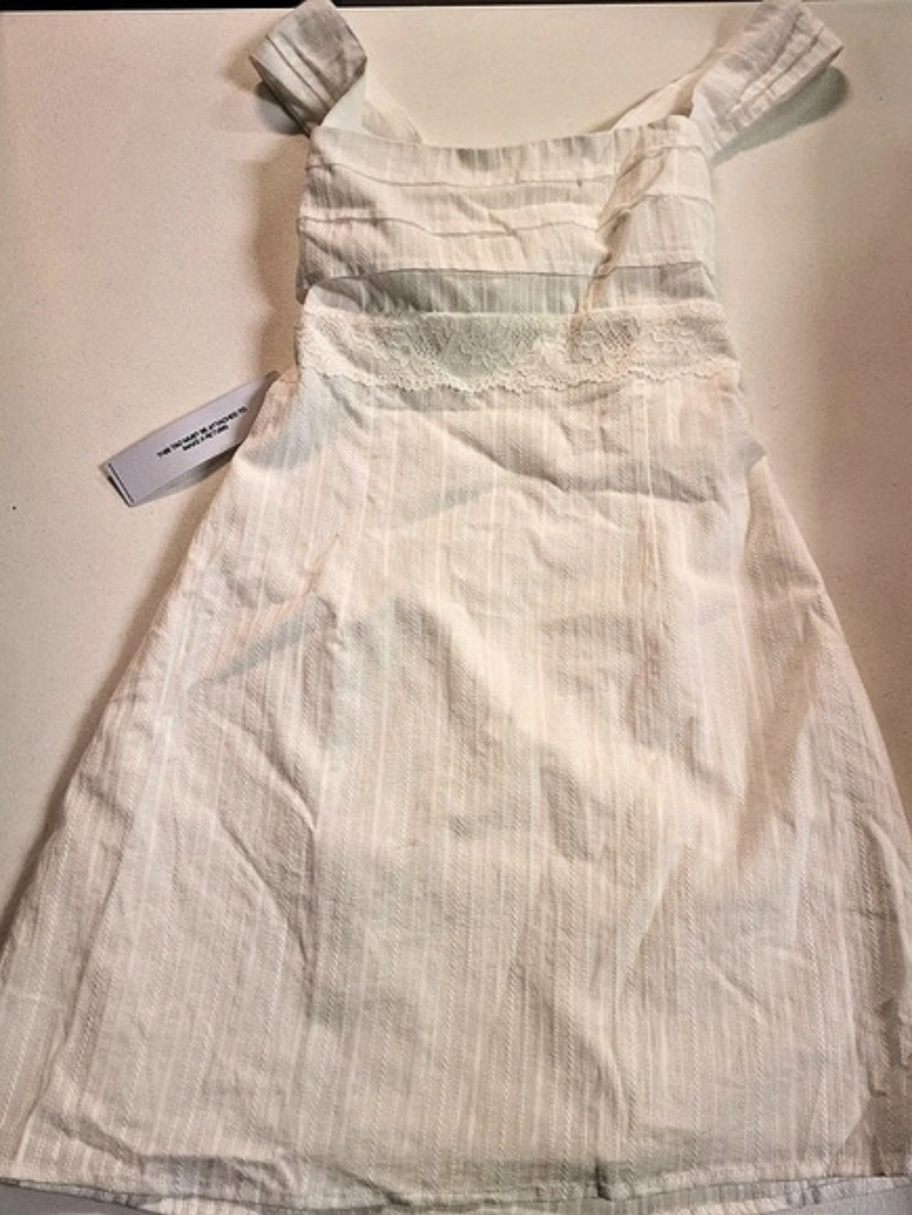 Princess Polly Anyone But You Mini Dress White Size Medium